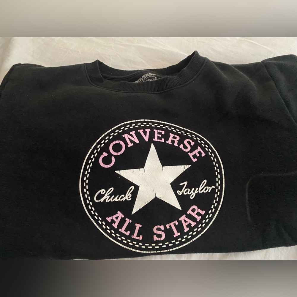 Converse all star sweatshirt girls